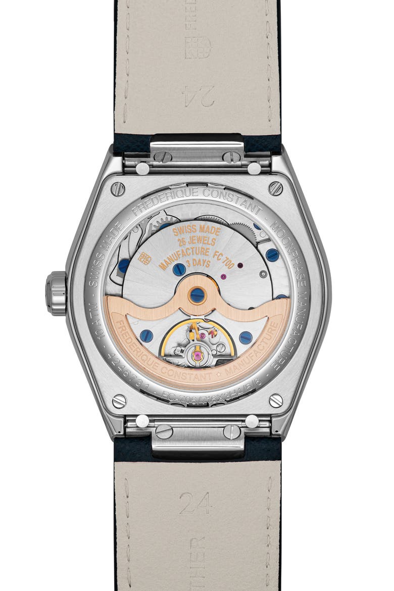 Classics Moonphase Date Automatic Bracelet Watch, 39mm, Alternate, color, SILVER-TONE