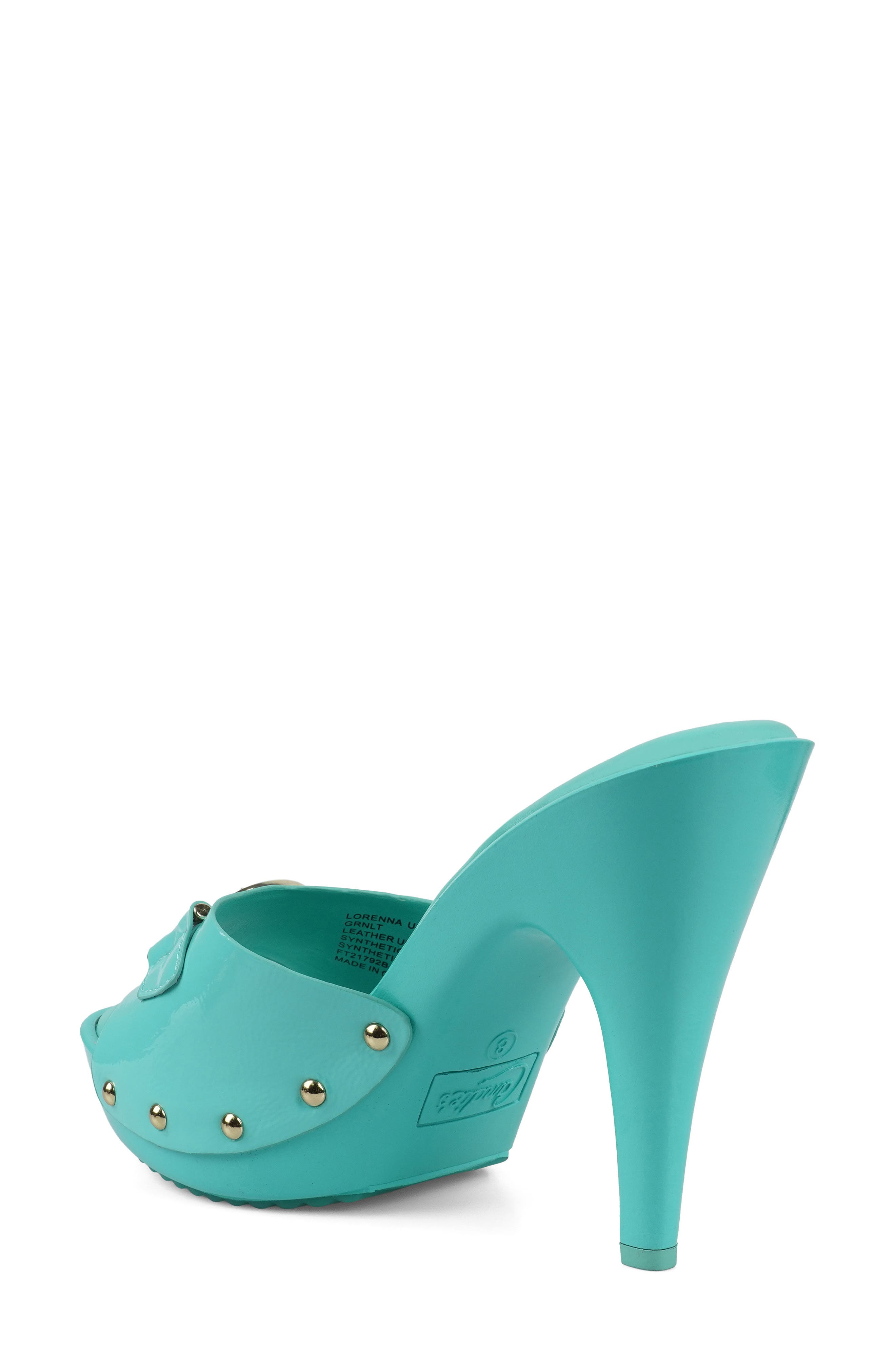 Candie's Lorenna Platform Sandal, Alternate, color, Green