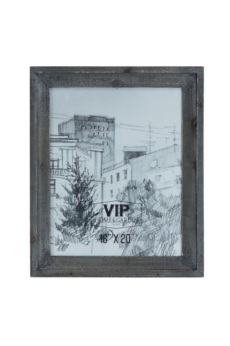 Framed Art Print, Photo Frame 16x20 Gray, Modern, Wall, Living Room, Wood, Gray, Home Decor, Main, color, Gray