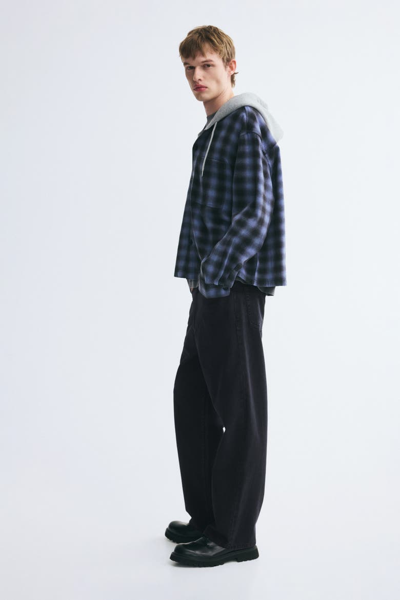 Relaxed-Fit Cotton Pants, Alternate, color, Denim black
