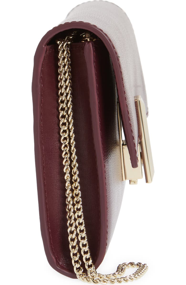 BOSS Nathalie Leather Clutch, Alternate, color,