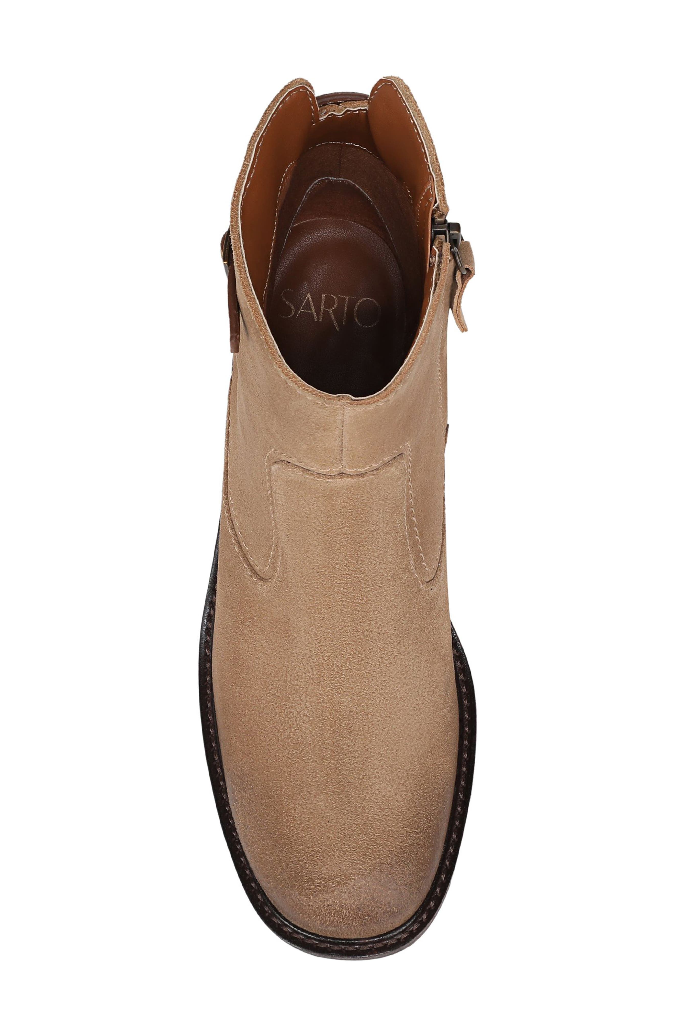 SARTO by Franco Sarto Nylea Bootie, Alternate, color, Toast Brown