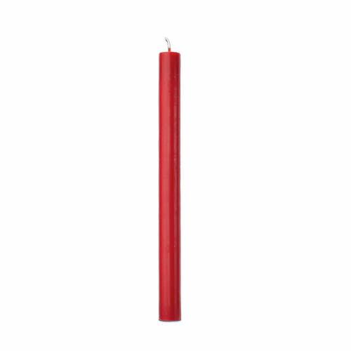 Tag Color Studio 10 Inch Straight Taper Unscented Candle Cranberry In Red