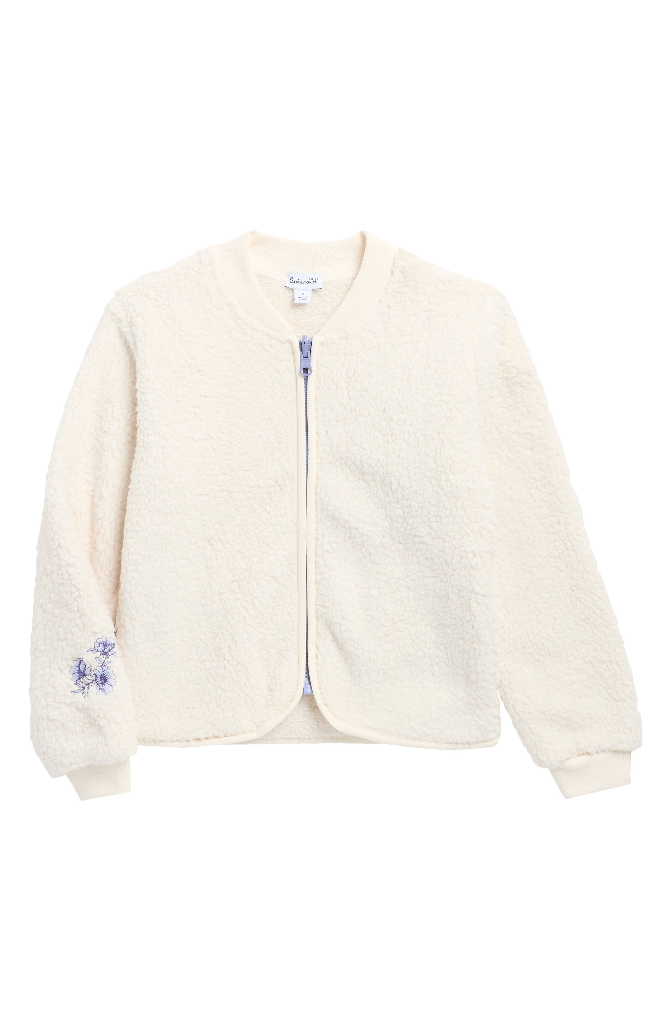 Kids' Cozy Faux Shearling Bomber Jacket
