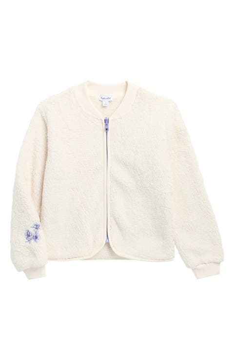 Kids' Cozy Faux Shearling Bomber Jacket