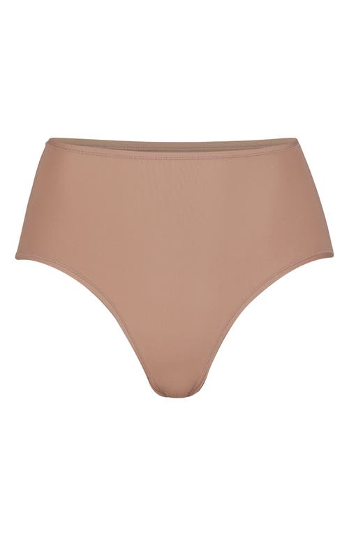 Skims Fits Everybody High Waist Thong In Neutral