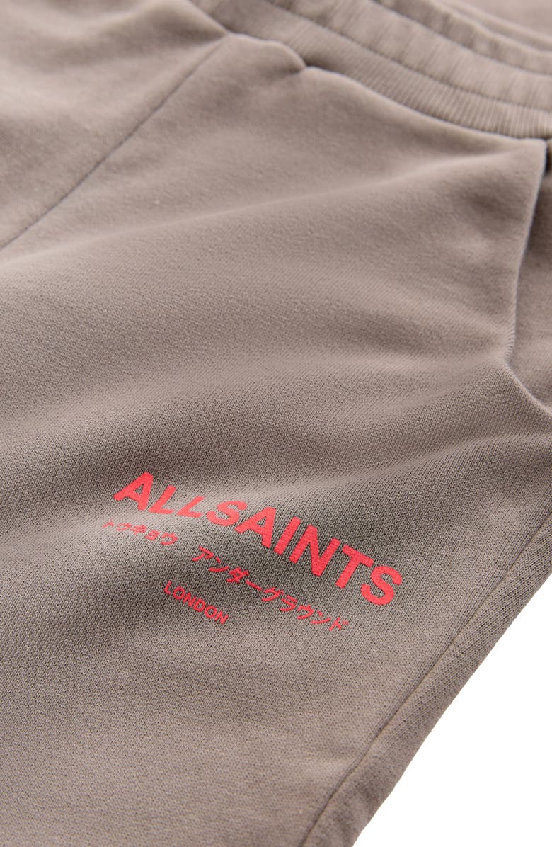 smALLSAINTS by ALLSAINTS Kids' Underground Logo Graphic T-Shirt & Shorts Set, Alternate, color, Brown