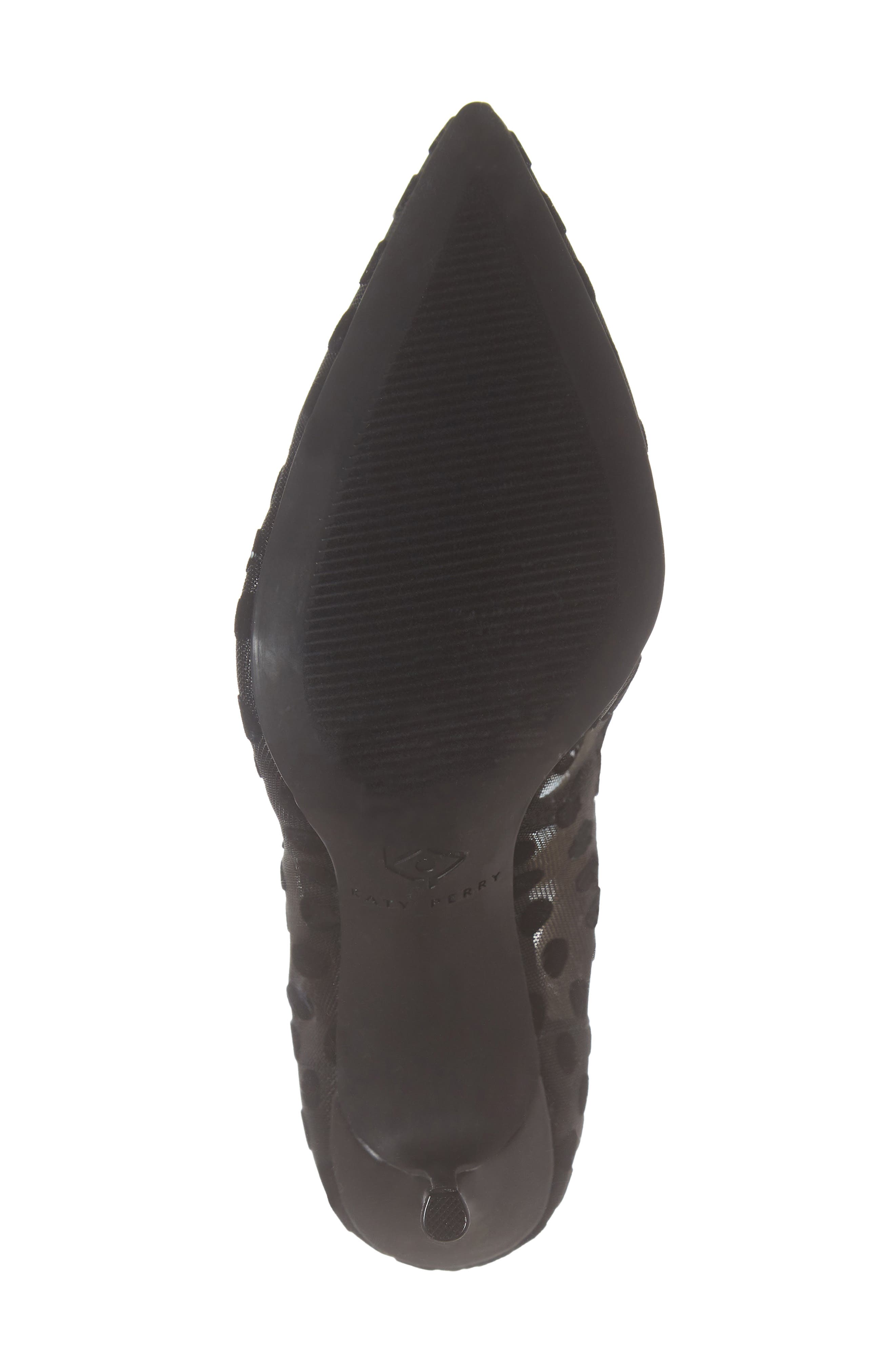 Pointy Toe Pump, Alternate, color, POLKA DOT BLACK