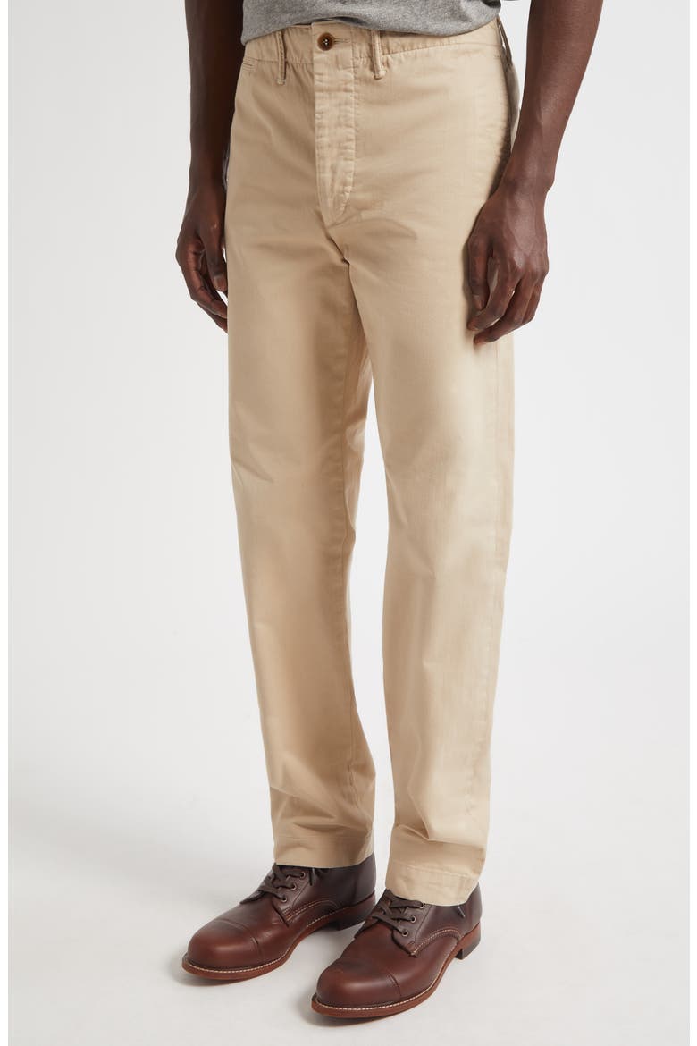 Officer Cotton Twill Chino Pants, Alternate, color, STONE