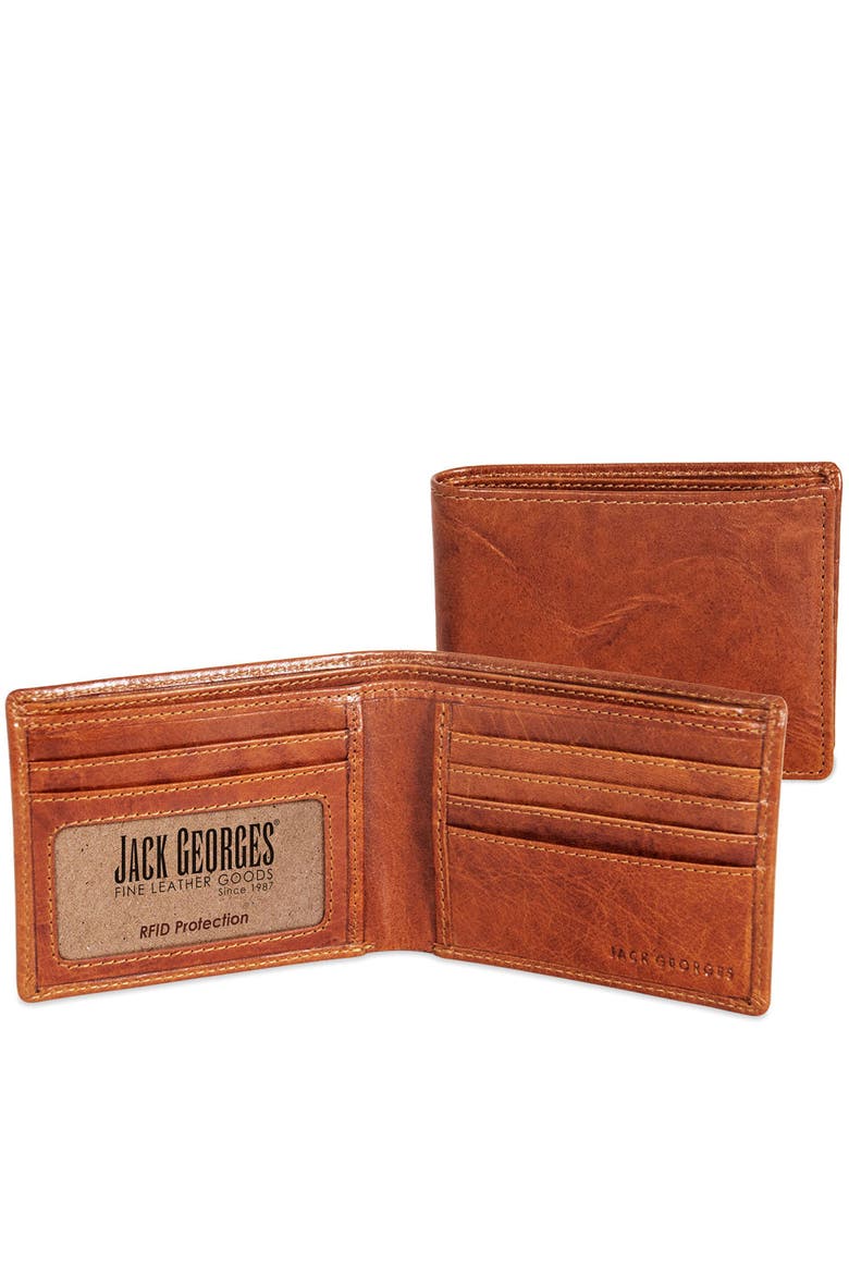 Voyager Bifold Wallet, Main, color, Honey