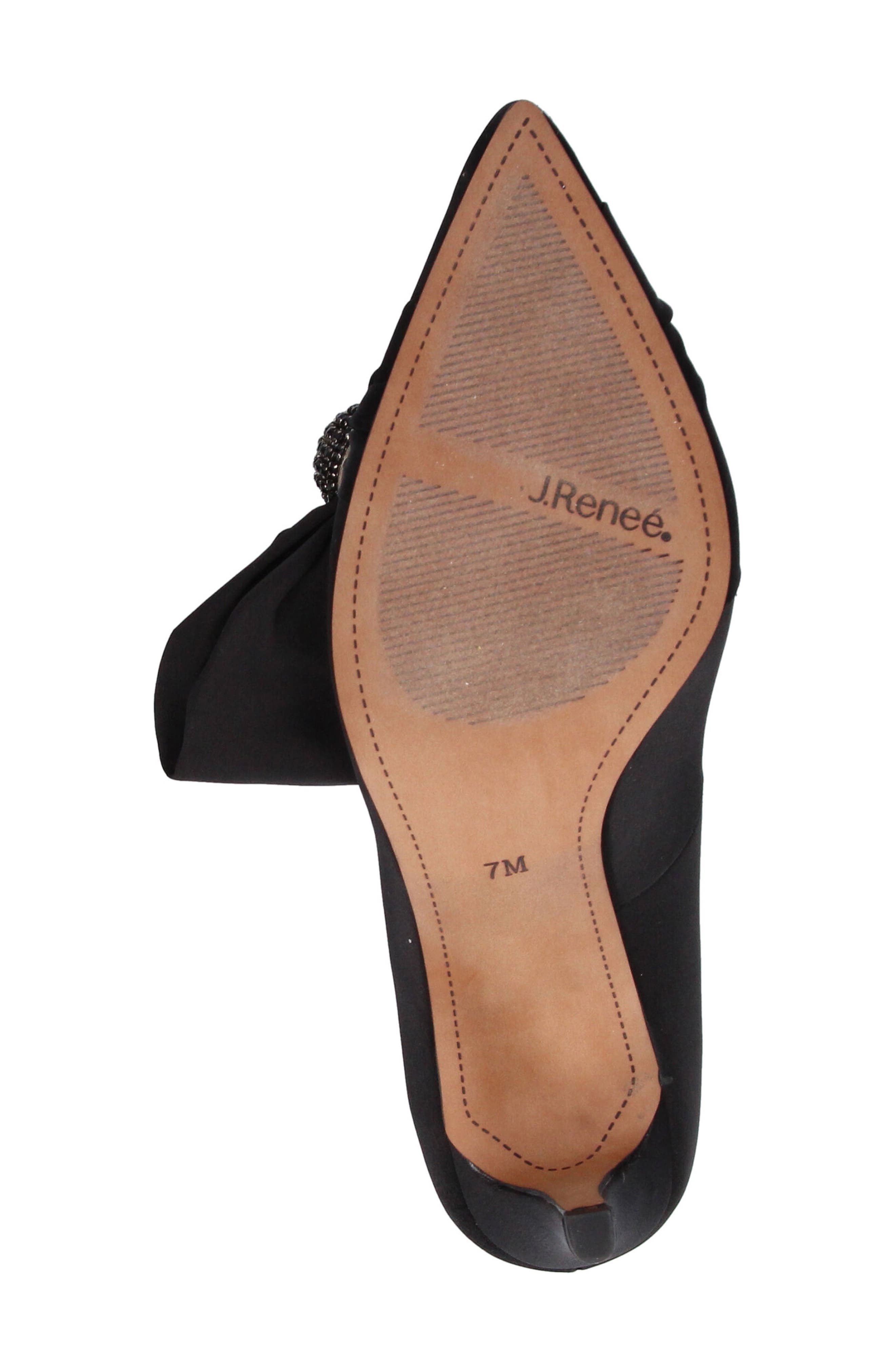 J. Reneé Hirisha Pointed Toe Pump, Alternate, color, Black