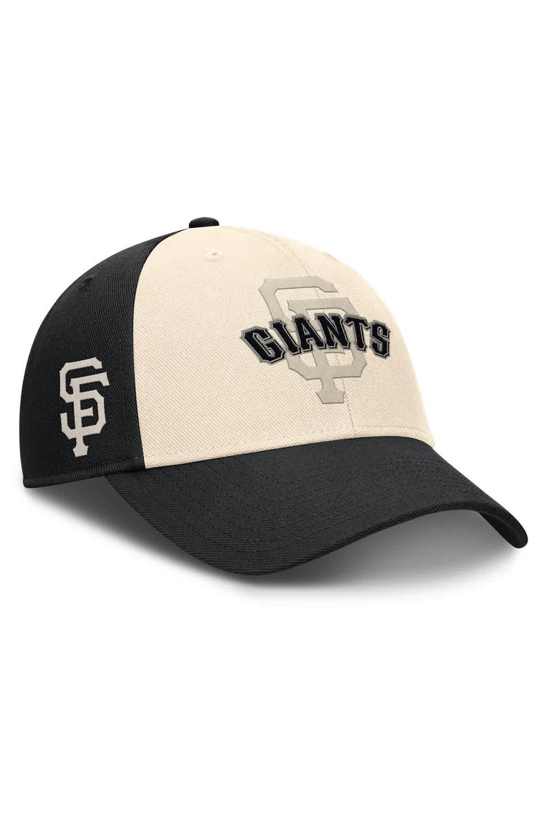 Nike Men's Nike Black/Natural San Francisco Giants Statement Club Performance Adjustable Hat, Main, color, Black