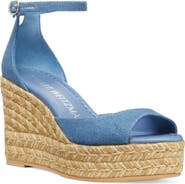 Stuart Weitzman Nudistia Espadrille Wedge Sandal