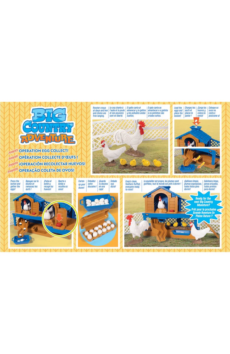 Big Country Adventure Chicken Coop Adventure Playset, Alternate, color, Multicolored