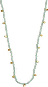 Argento Vivo Sterling Silver Hammered Beaded Necklace