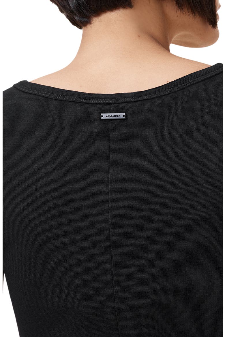 Katarina Stretch Cotton Tank, Alternate, color, BLACK