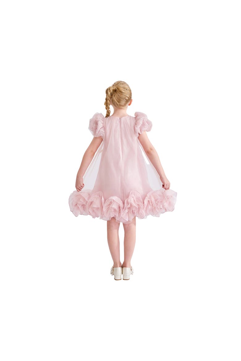 Thalina Ruffle Dress, Alternate, color, Pink