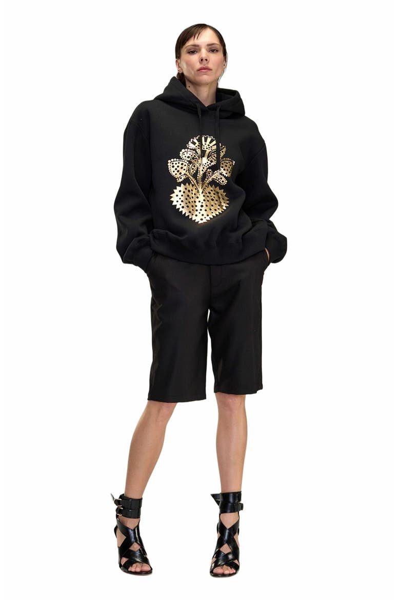 Heart of Gold Hoodie, Main, color, BLACK