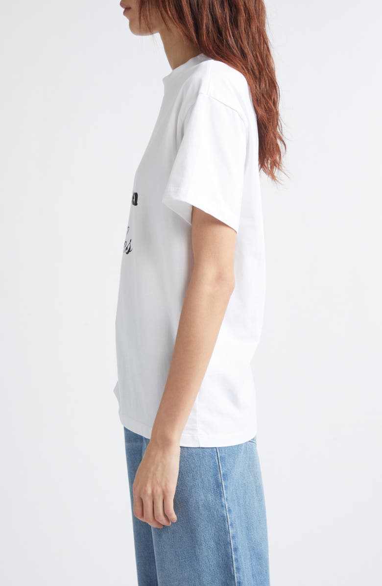 JULIE KEGELS In Between Styles Cotton Graphic T-Shirt, Alternate, color, White