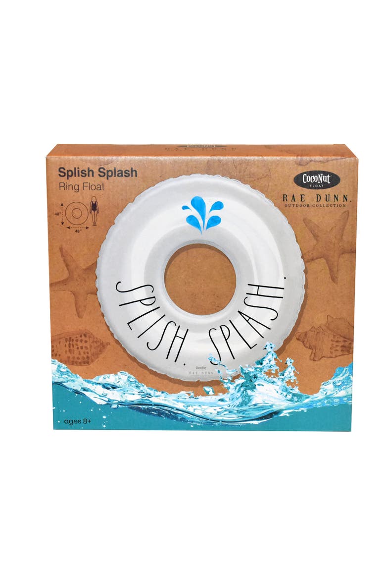 Splish.Splah. 48 Inch Ring Float Coconut Float, Alternate, color, White