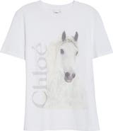 Chloé Horse Capsule Collection Graphic T-Shirt