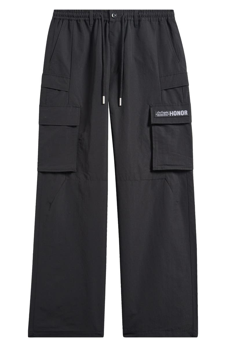 HONOR THE GIFT Cotton Cargo Pants, Alternate, color, Black