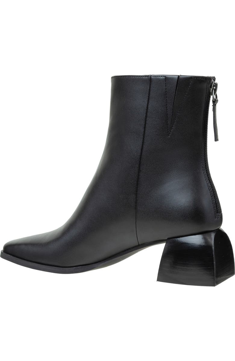 Linea Paolo Sage Square Toe Bootie, Alternate, color, Black/Black