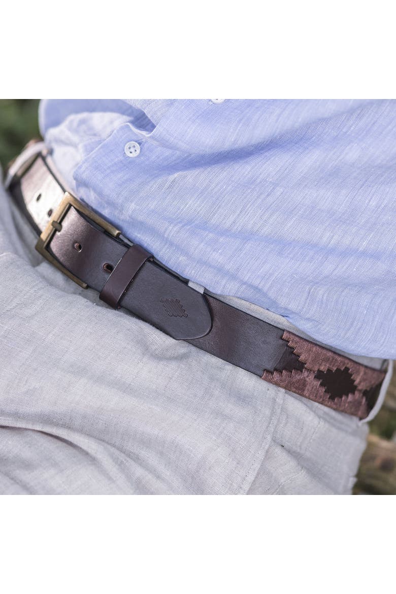Bordado Belt, Alternate, color, Brown