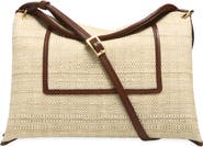 Wandler Penelope Slouch Raffia Shoulder Bag