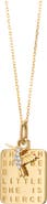Monica Rich Kosann She is Fierce Pendant Necklace