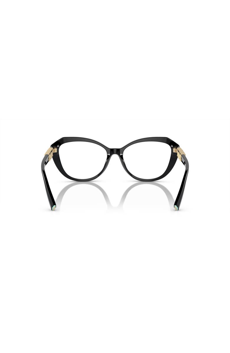 Tiffany & Co. 54mm Cat Eye optical glasses, Alternate, color, Black
