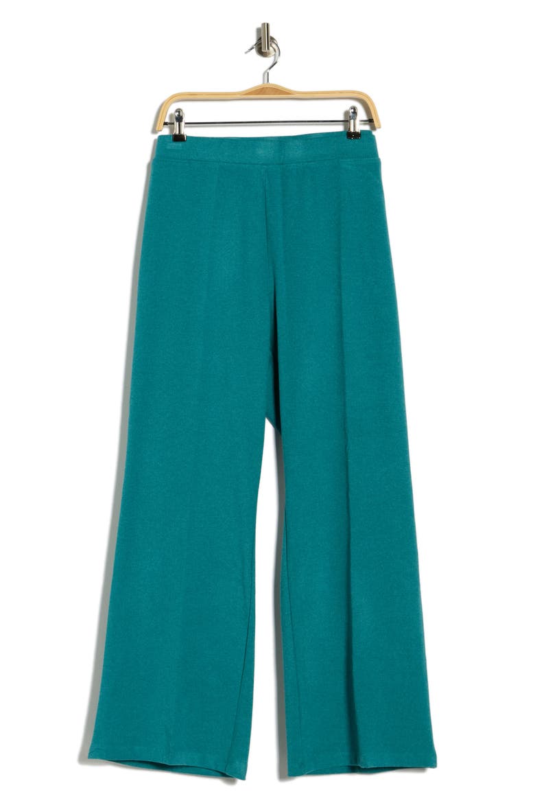 Heathered Pants, Alternate, color, TEAL HEATHER