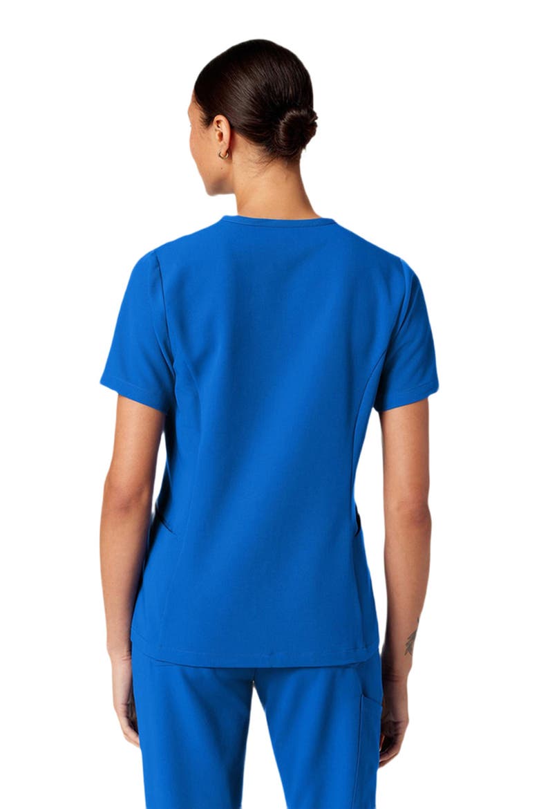 Calix Women's 2-Pocket Tailored V-Neck Scrub Top, Alternate, color, Royal Blue