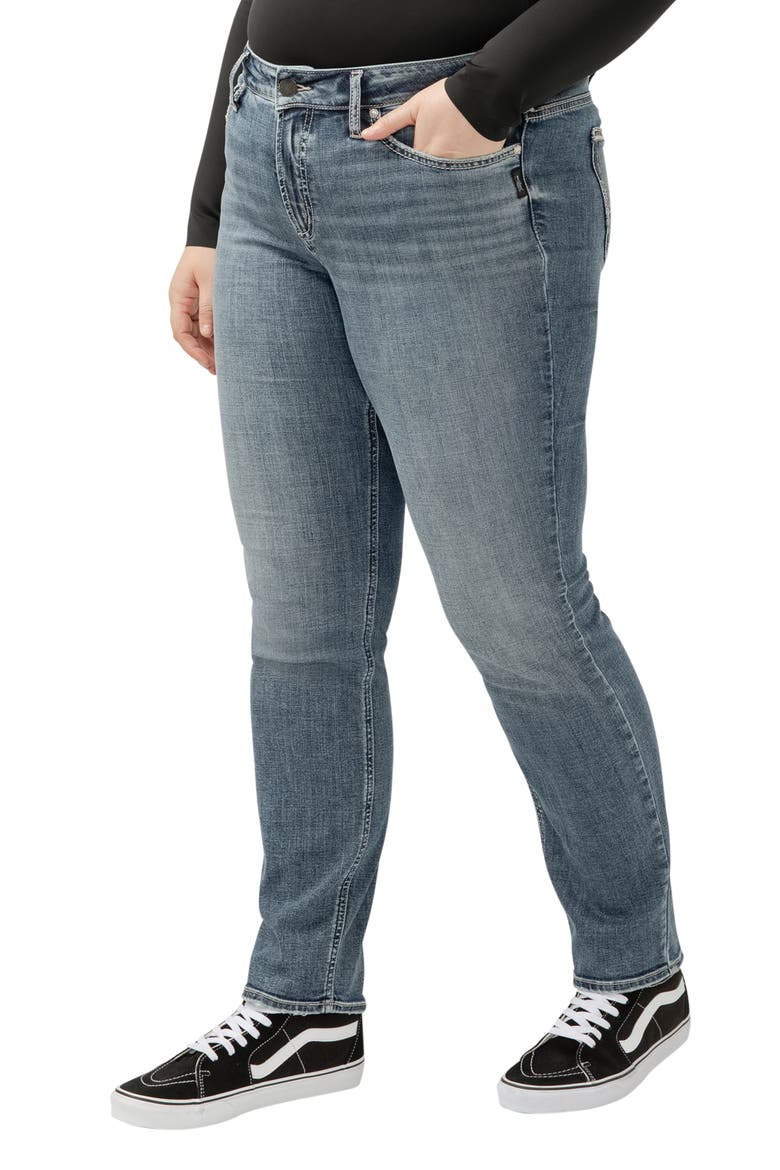 Suki Straight Leg Jeans, Alternate, color, INDIGO