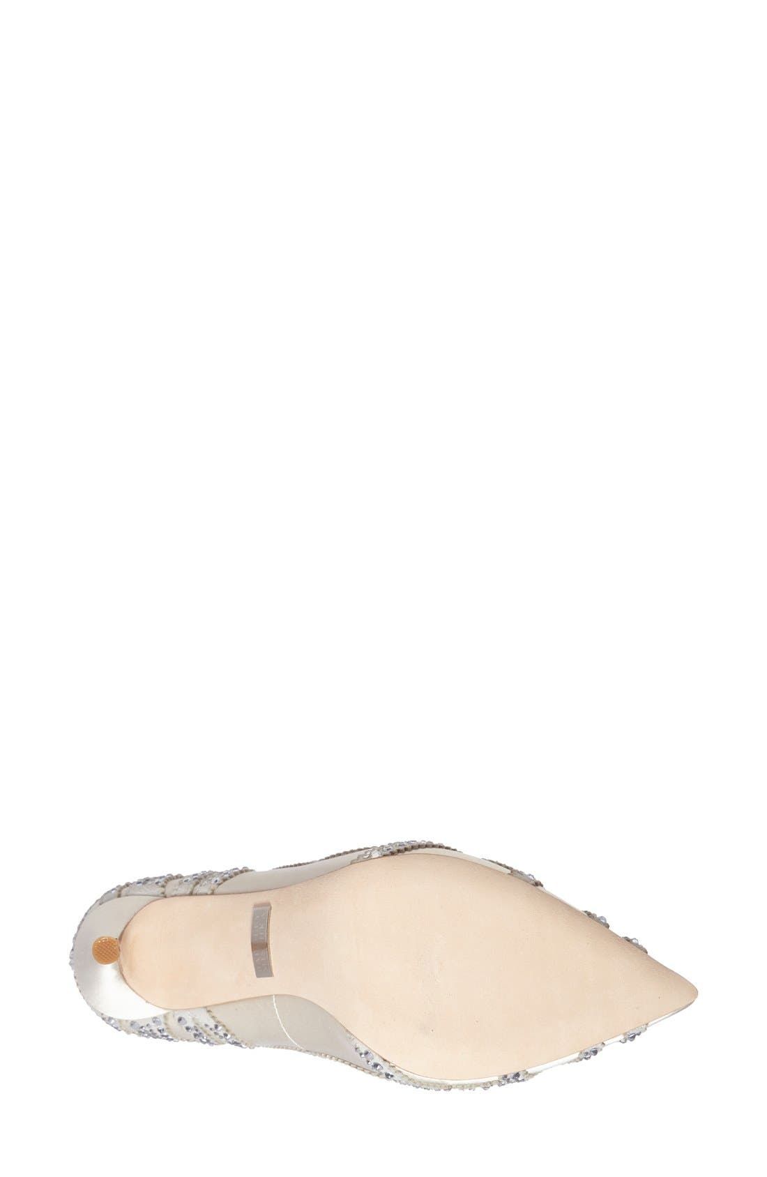 Rouge Pointed Toe Pump, Alternate, color, IVORY