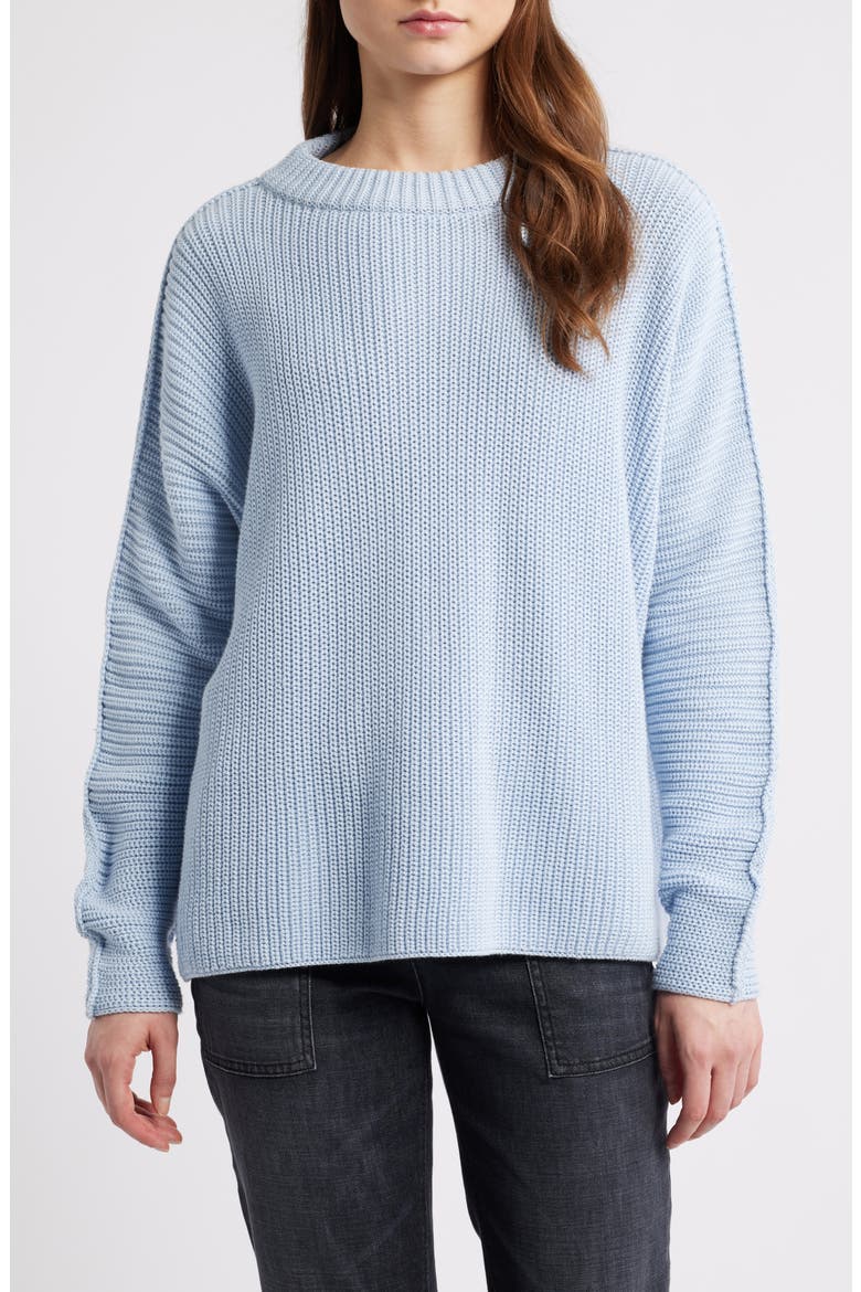 Montecito Cotton Sweater, Main, color, ICE