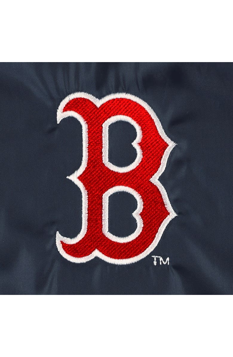 DUNBROOKE Men's Dunbrooke Navy Boston Red Sox Coach's Raglan Full-Snap Windbreaker Jacket, Alternate, color, Navy