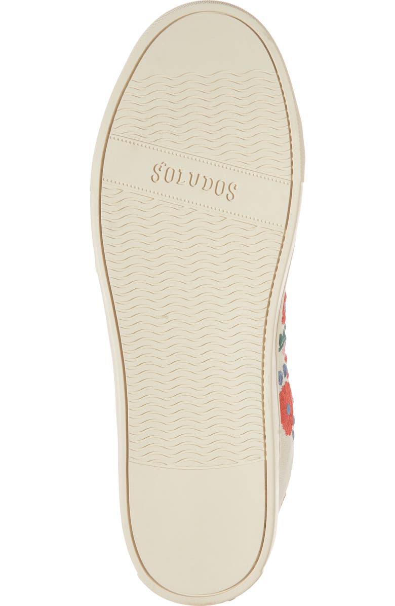 Soludos Ibiza Embroidered Sneaker, Alternate, color,