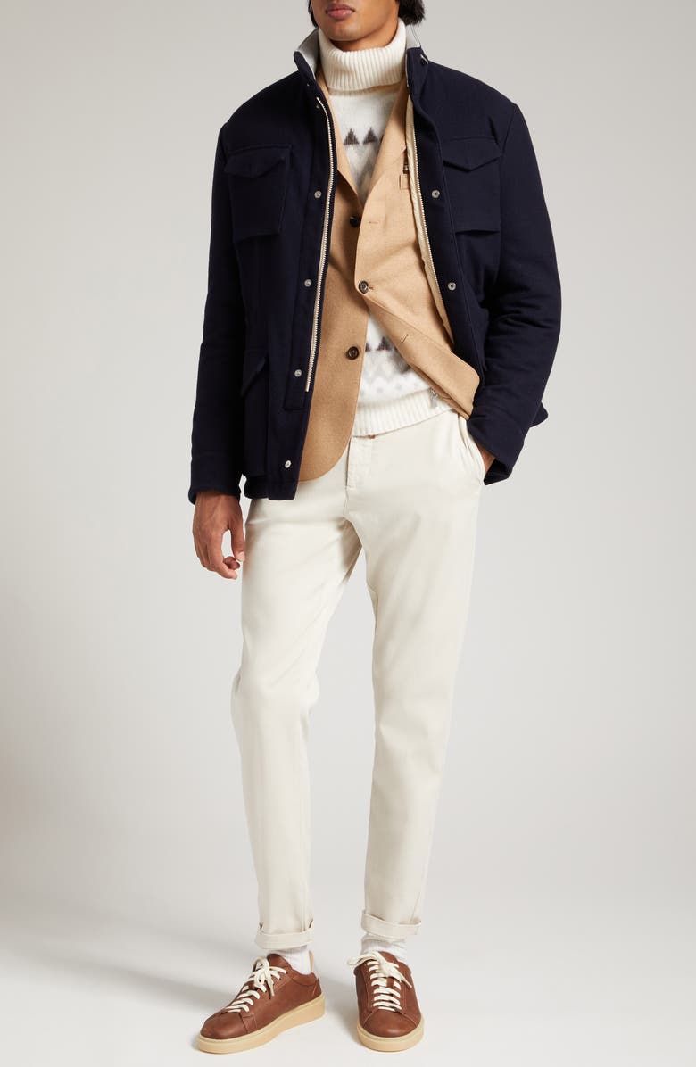 Eleventy Wool Field Jacket, Alternate, color,