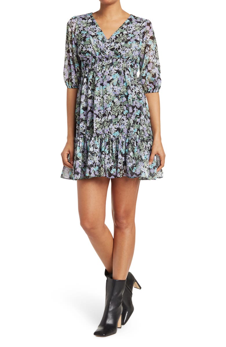 Taylor Dresses Chiffon Empire Waist Dress, Main, color,