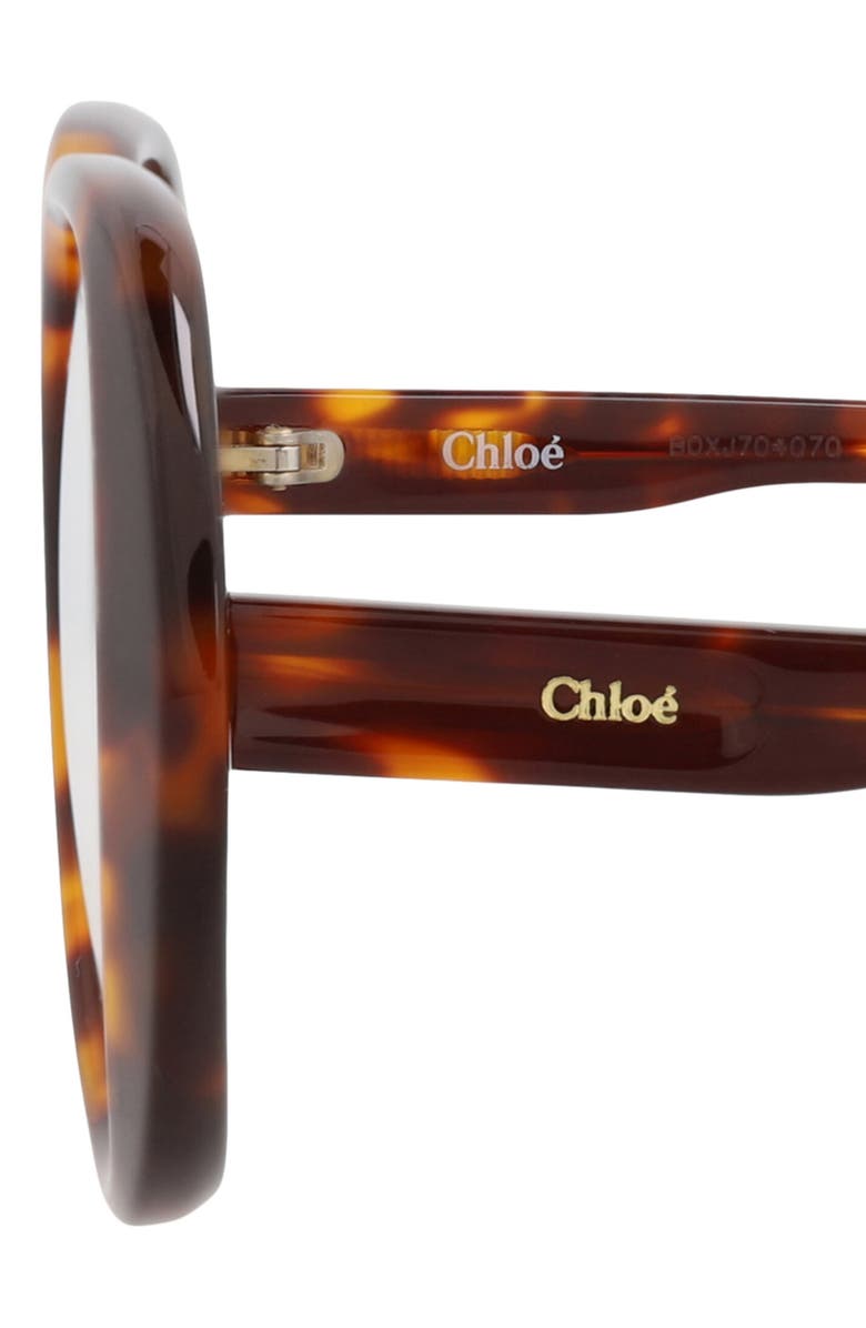 Chloé 51mm Square Optical Glasses, Alternate, color, 