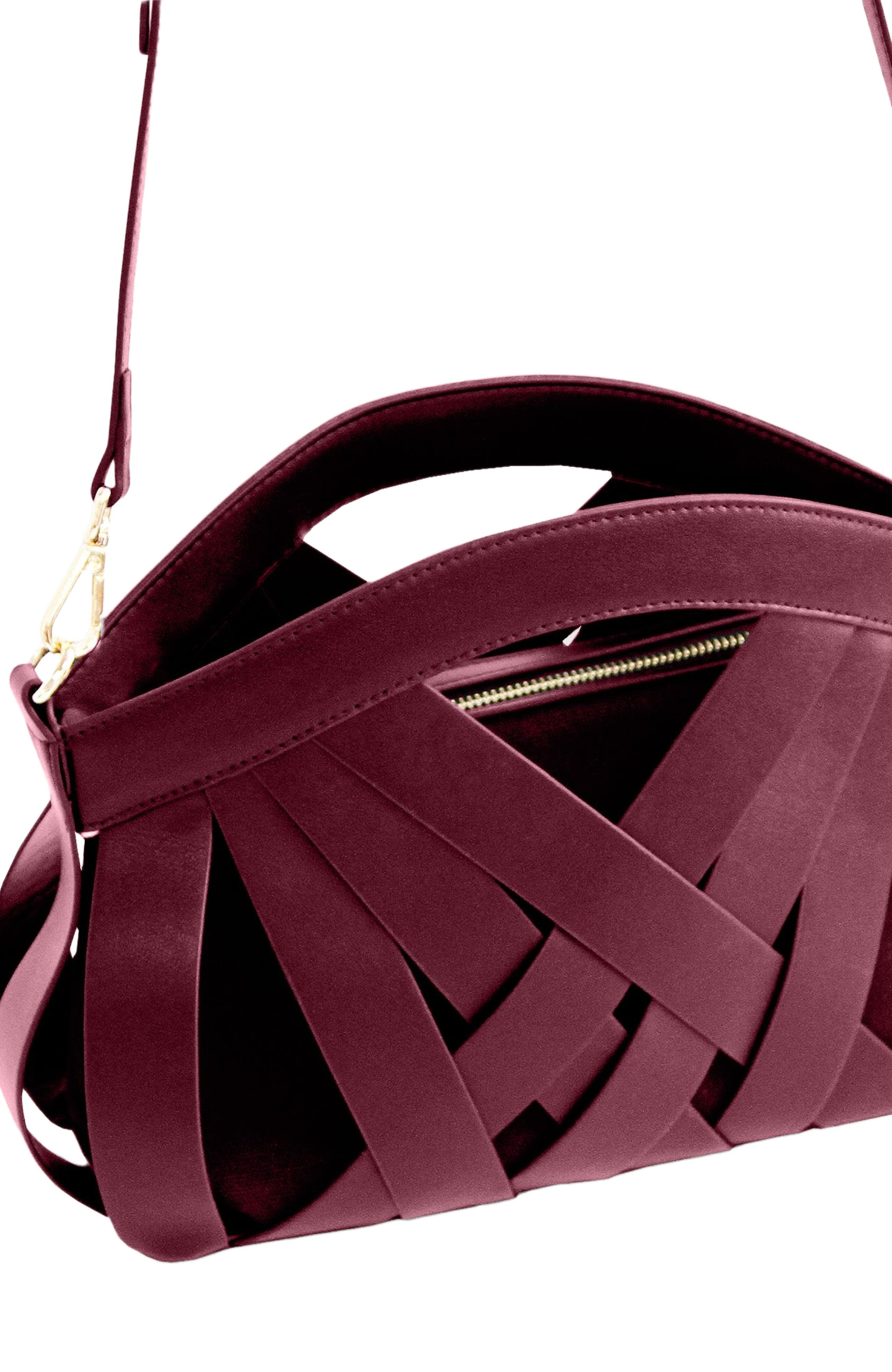 Belle & Bloom One More Night Crossbody Bag, Alternate, color, Burgundy