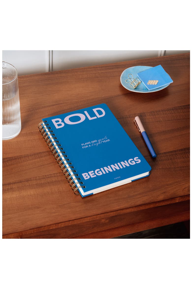 Bold 16-Week Undated Daily Planner, Alternate, color, DARK BLUE