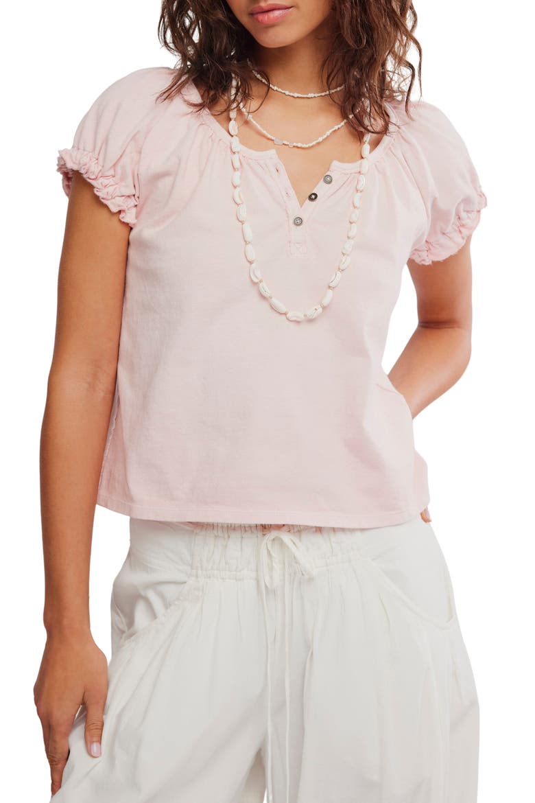Issa Puff Sleeve Top, Main, color, MORGANITE