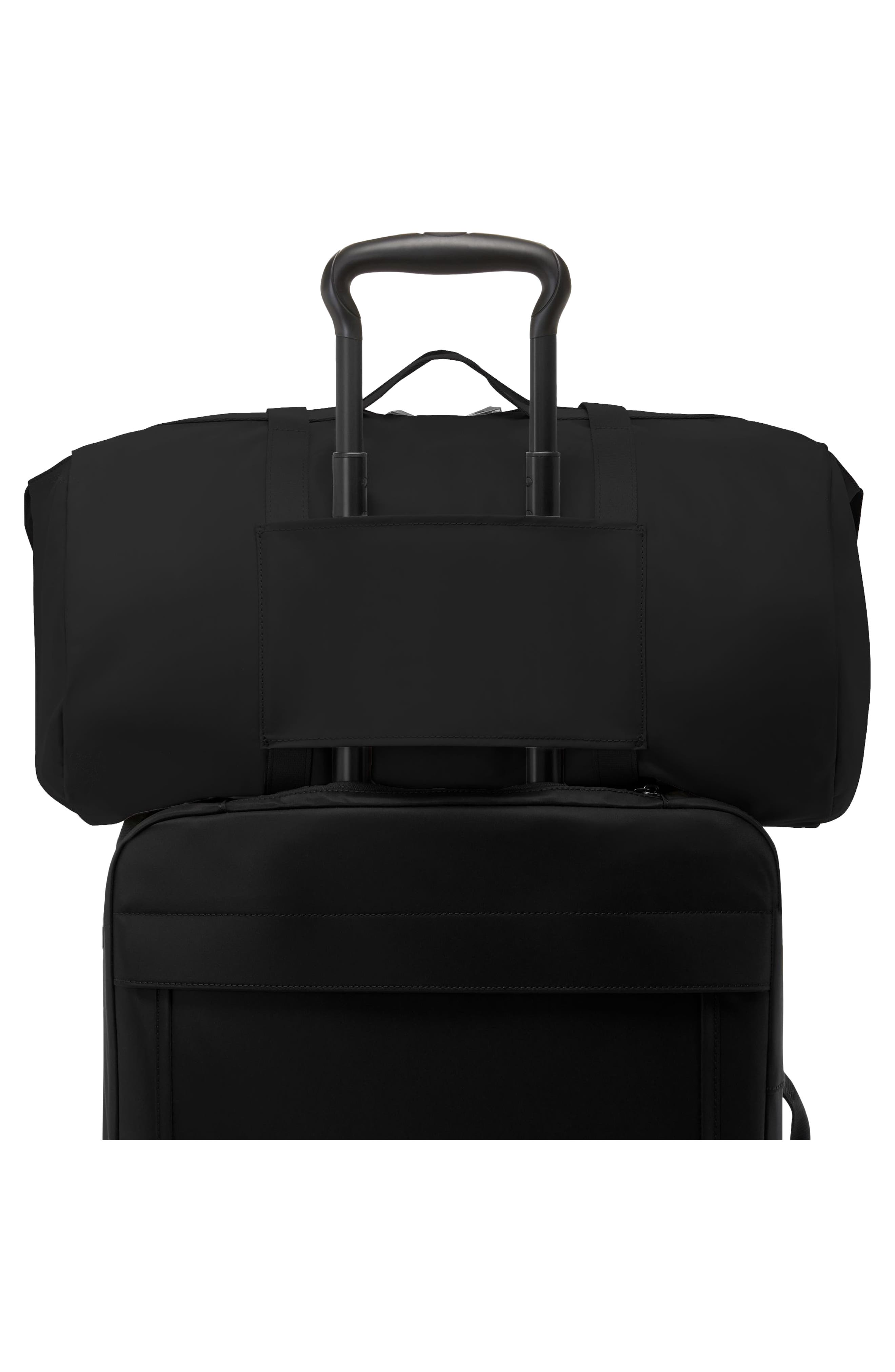 TUMI Voyageur Just in Case Nylon Duffle Bag, Alternate, color, Black/ Gunmetal