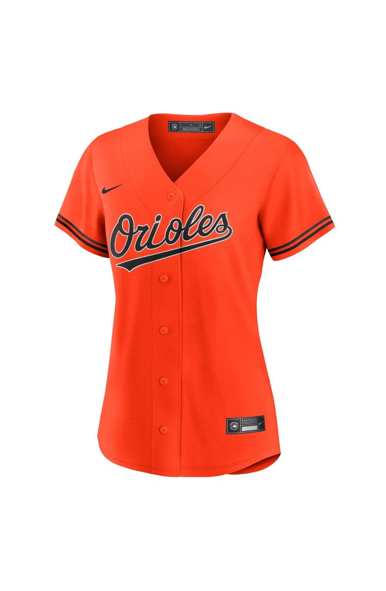 Nike Women's Nike Gunnar Henderson Orange Baltimore Orioles Alternate 2 Replica Jersey, Alternate, color, Orange