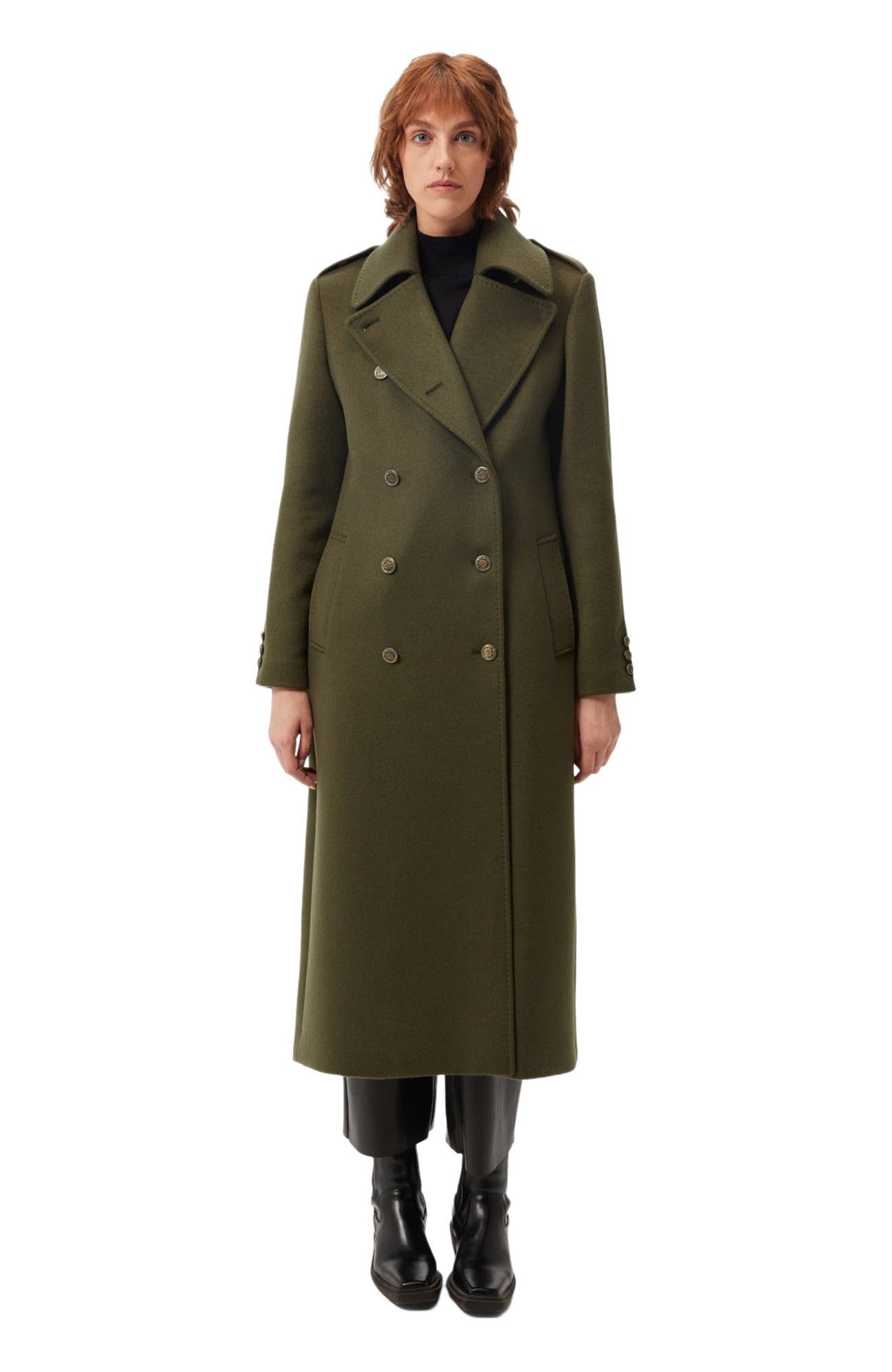 Double-Breasted Cashmere Coat - image 3