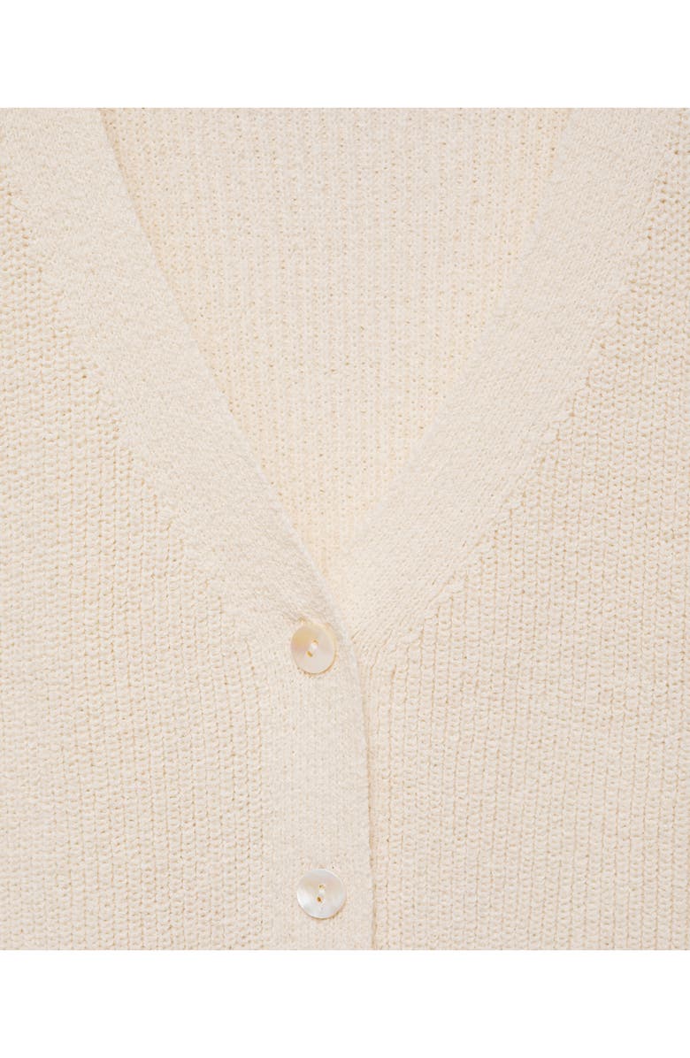 MANGO V-Neck Cotton Blend Sweater Vest, Alternate, color, 