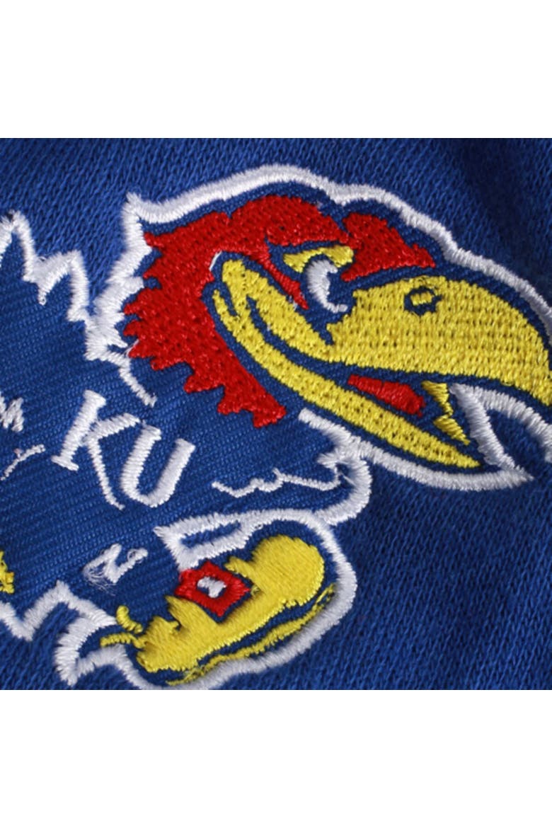 Women's Stadium Athletic Royal Kansas Jayhawks Arched Name Full-Zip Hoodie, Alternate, color, Royal