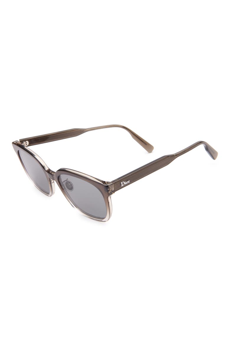 DioRibbon S2F Square Sunglasses, Alternate, color, DARK BROWN/ OTHER / SMOKE